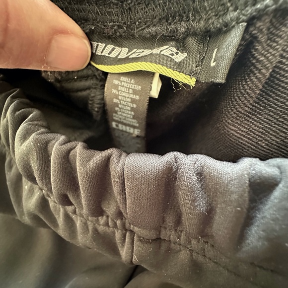 NOVARA Mens Headwind Bike Pants Cycling Windproof Water-Resist Black Large - Picture 9 of 9